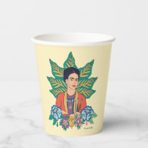 Frida Kahlo Colorful Floral Graphic Paper Cups