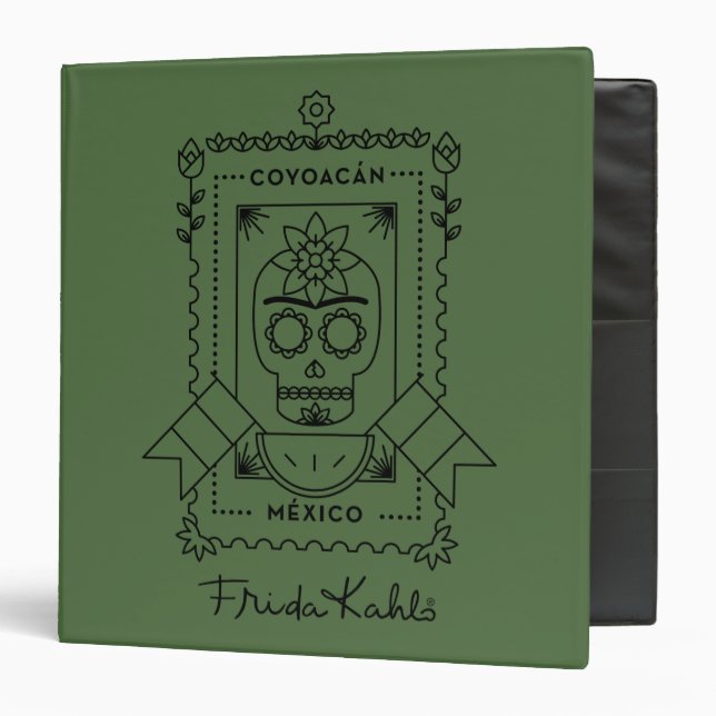 Frida Kahlo | Coyoacán 3 Ring Binder (Front/Inside)