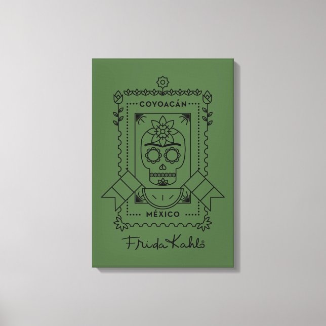 Frida Kahlo | Coyoacán Canvas Print (Front)