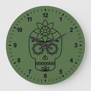 Frida Kahlo Coyoacán Large Clock