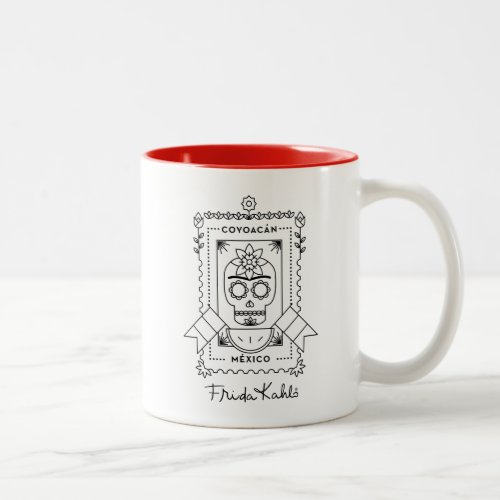 Frida Kahlo  Coyoacán Two_Tone Coffee Mug