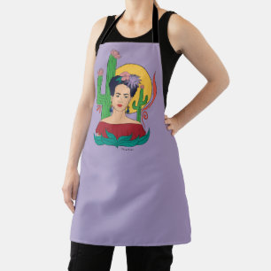Frida Kahlo Desert Graphic Apron