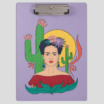 Frida Kahlo Desert Graphic Clipboard