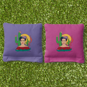 Frida Kahlo Desert Graphic Cornhole Bags
