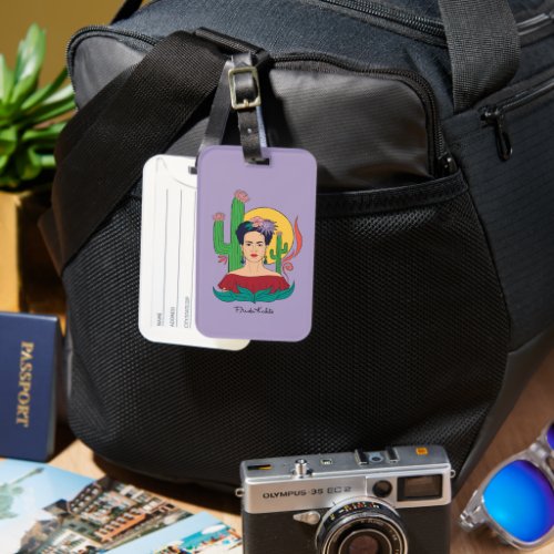 Frida Kahlo Desert Graphic Luggage Tag