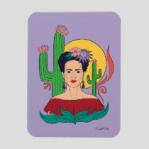 Frida Kahlo Desert Graphic Magnet