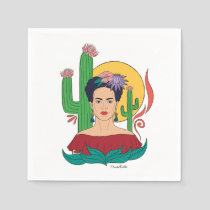 Frida Kahlo Desert Graphic Napkins