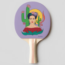 Frida Kahlo Desert Graphic Ping Pong Paddle
