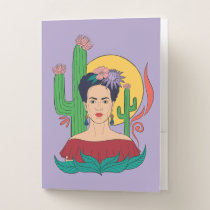 Frida Kahlo Desert Graphic Pocket Folder