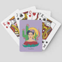 Frida Kahlo Desert Graphic Poker Cards