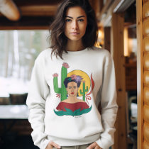 Frida Kahlo Desert Graphic Sweatshirt