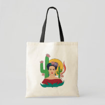 Frida Kahlo Desert Graphic Tote Bag