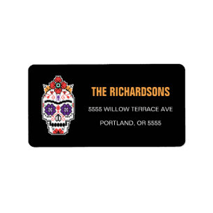 Frida Kahlo   Dia De Los Muertos Label