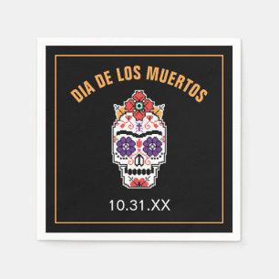 Frida Kahlo Dia De Los Muertos Napkins