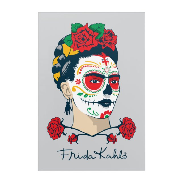 Frida Kahlo | El Día de los Muertos Acrylic Print (Front)