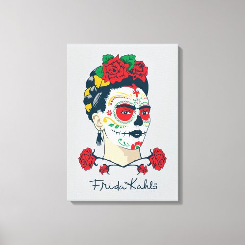 Frida Kahlo  El Da de los Muertos Canvas Print