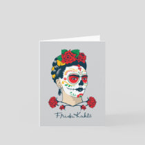 Frida Kahlo | El Día de los Muertos Card