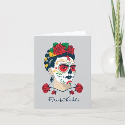 Frida Kahlo  El Da de los Muertos Card