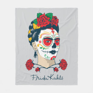 Frida Kahlo   El Día de los Muertos Fleece Blanket