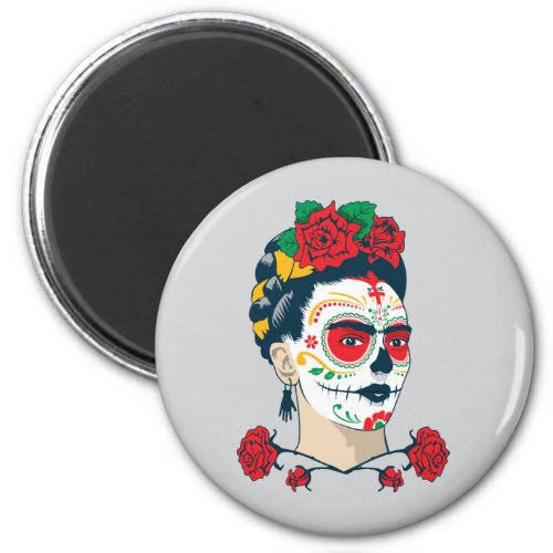 Frida Kahlo  El Da de los Muertos Magnet