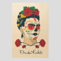 Frida Kahlo | El Día de los Muertos Wood Wall Decor