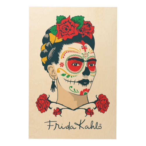 Frida Kahlo  El Da de los Muertos Wood Wall Decor