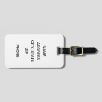 Frida Kahlo en el Espejo Portrait Luggage Tag