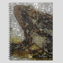 Frida Kahlo FK-Style Frog Painting Notebook