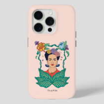 Frida Kahlo Floral Frame Graphic iPhone 15 Pro Case