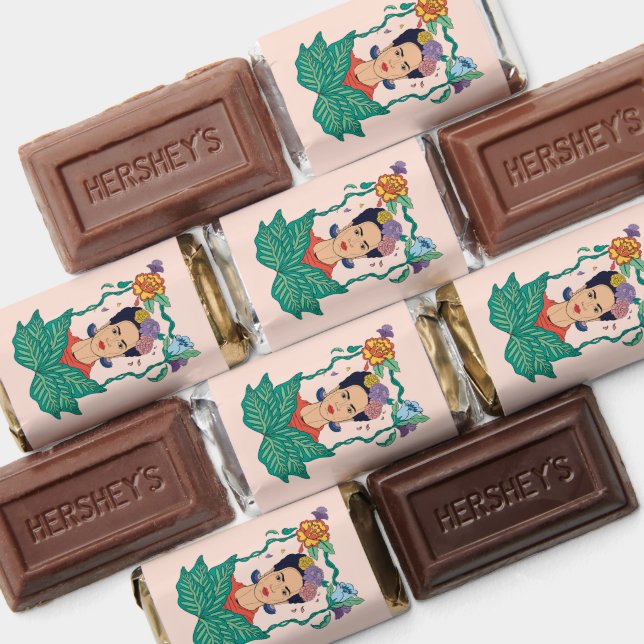 Frida Kahlo Floral Frame Graphic Hershey's Miniatures (Assorted)