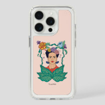 Frida Kahlo Floral Frame Graphic iPhone 15 Pro Case