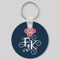 Frida Kahlo | Floral Tribute Keychain