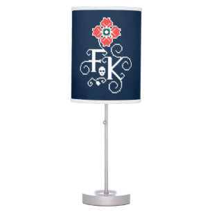 Frida Kahlo Floral Tribute Table Lamp