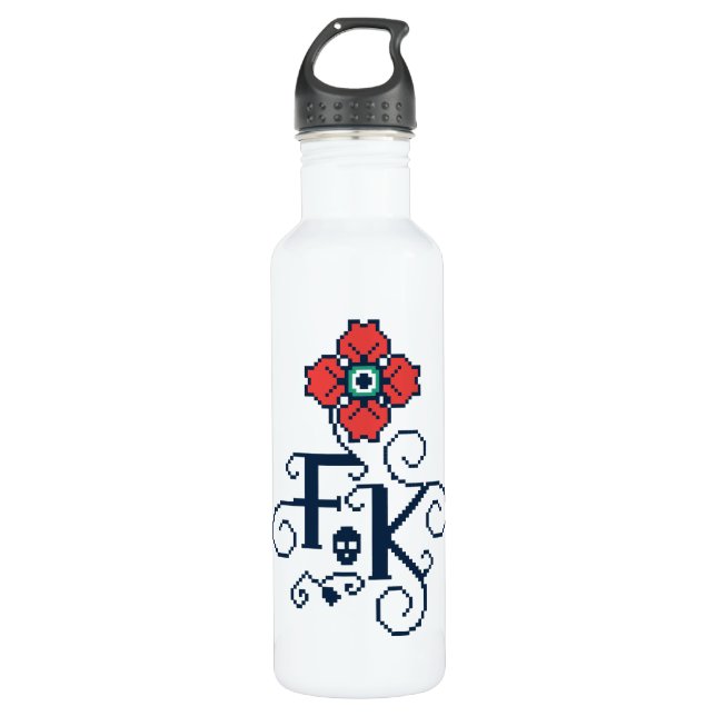 Frida Kahlo | Floral Tribute Water Bottle (Front)