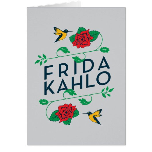 Frida Kahlo | Floral Typography (Front)