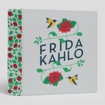 Frida Kahlo | Floral Typography Binder