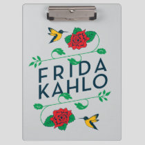 Frida Kahlo | Floral Typography Clipboard