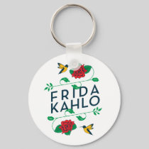 Frida Kahlo | Floral Typography Keychain