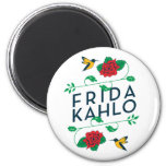 Frida Kahlo | Floral Typography Magnet at Zazzle