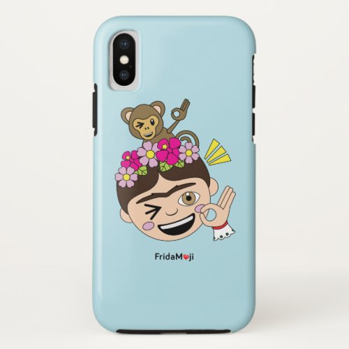 Frida Kahlo  FridaMoji _ A OK iPhone X Case