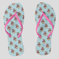 Frida Kahlo | FridaMoji - A OK Flip Flops