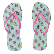 Frida Kahlo | FridaMoji - A OK Flip Flops