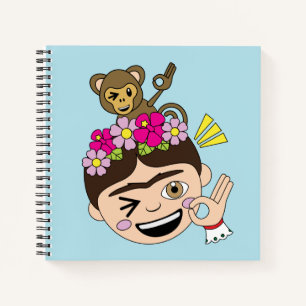 Frida Kahlo FridaMoji - A OK Notebook
