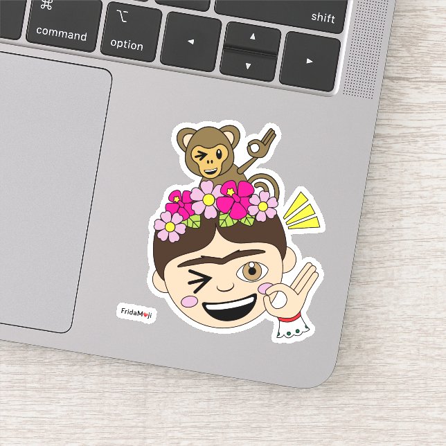 Frida Kahlo | FridaMoji - A OK Sticker (Detail)