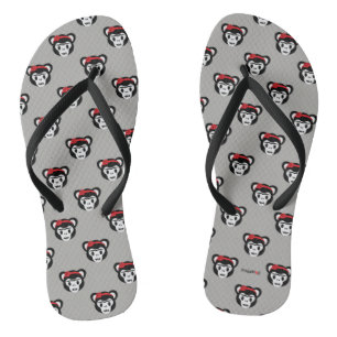 Frida Kahlo FridaMoji - Day of the Dead Monkey Flip Flops