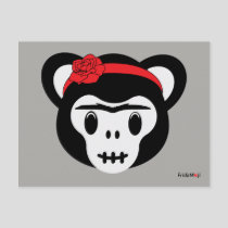 Frida Kahlo | FridaMoji - Day of the Dead Monkey Postcard
