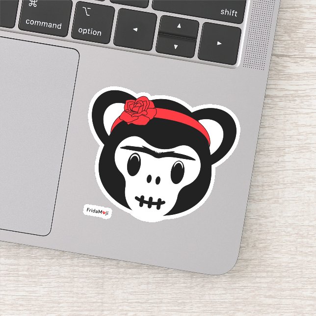 Frida Kahlo | FridaMoji - Day of the Dead Monkey Sticker (Detail)