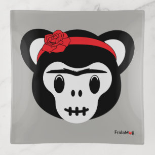 Frida Kahlo   FridaMoji - Day of the Dead Monkey Trinket Tray