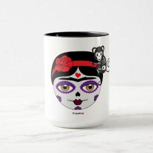 Frida Kahlo FridaMoji - Day of the Dead Mug
