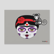 Frida Kahlo | FridaMoji - Day of the Dead Postcard